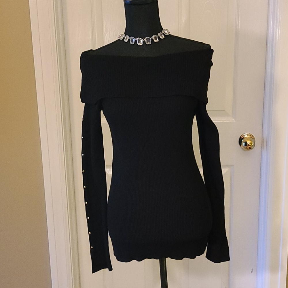 WHBM Black Sweater